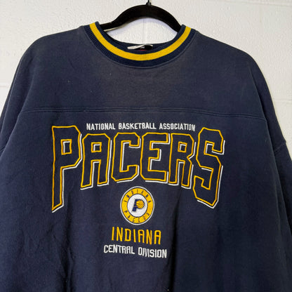 90s Indiana Pacers NBA Crewneck Sz XL (B663)