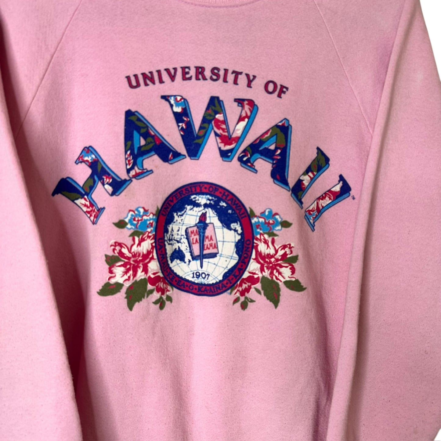 80's University of Hawaii Crewneck Sz L (A7987)