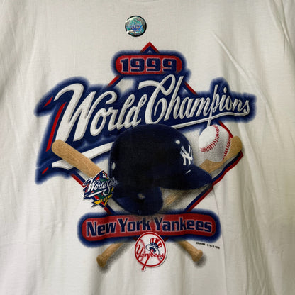 1999 New York Yankees MLB T-shirt Sz XL (B1613)