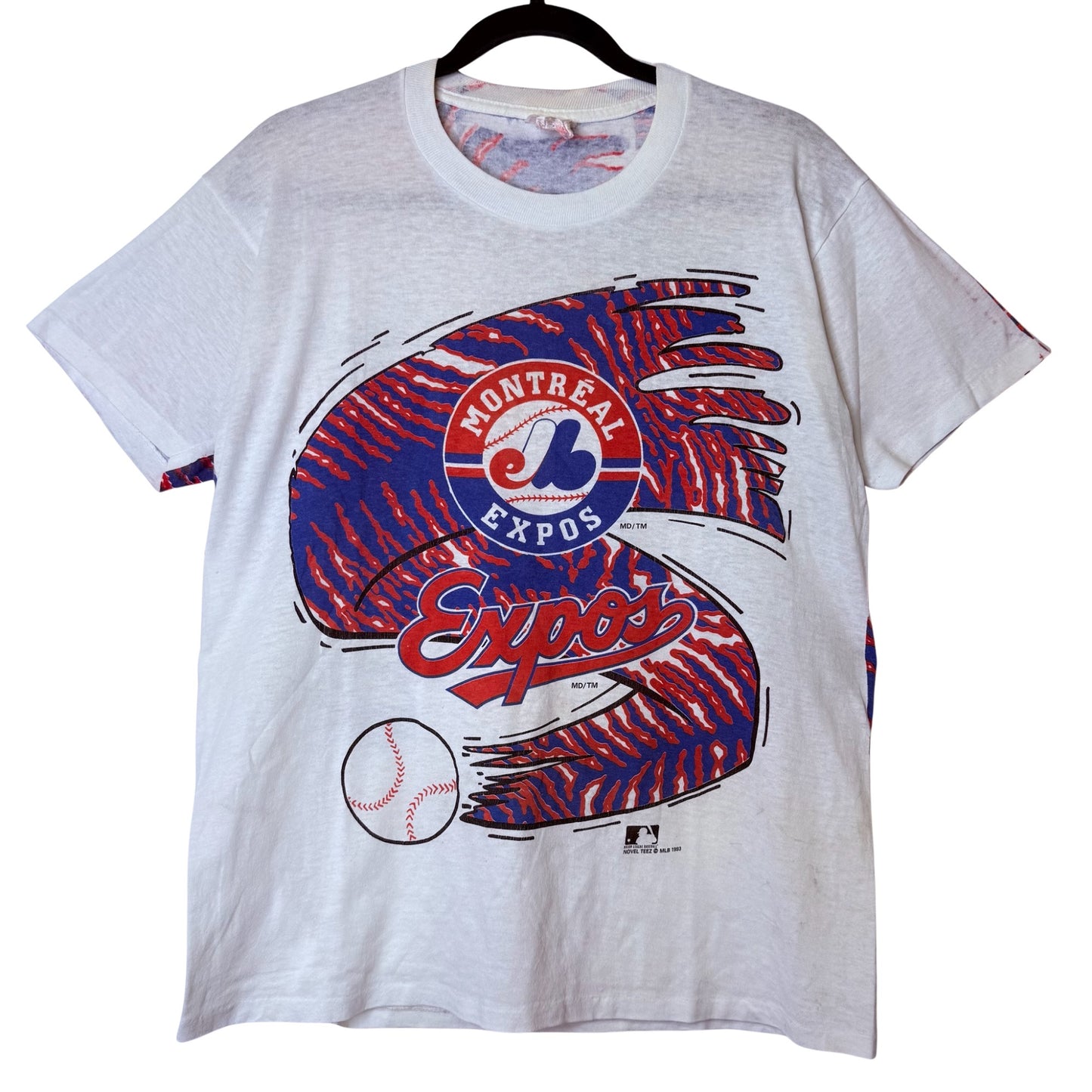 1993 Montreal Expos MLB T-shirt  (B2335)