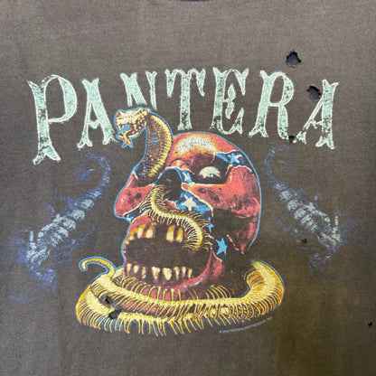 2003 Pantera T-shirt Distressed Sz L (B350)