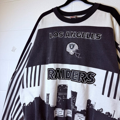 90s Nike Los Angeles Raiders NFL Crewneck Sz XL (B1491)
