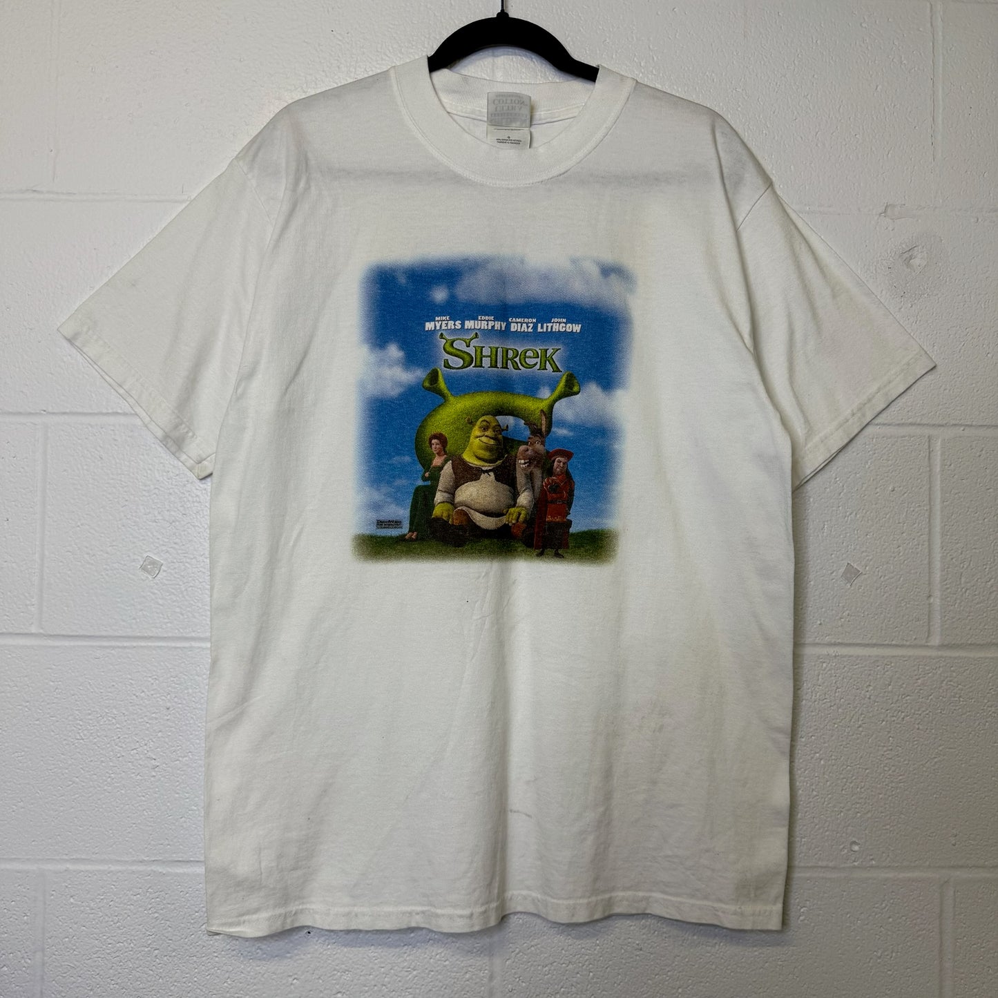 90's Shrek Movie T-Shirt Sz L (B638)