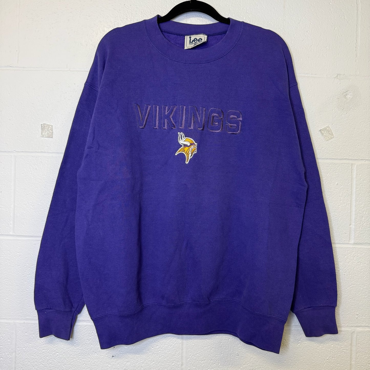 90s Minnesota Vikings NFL Crewneck Sz L (B2546)