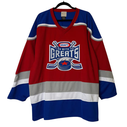 90's Kraft Play w/ The Greats NHL Hockey Jersey Sz XL (B1804)
