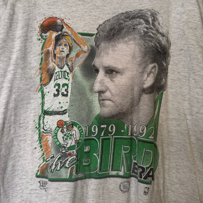 1992 Larry Bird Boston Celtics NBA T-Shirt Sz XL (B650)