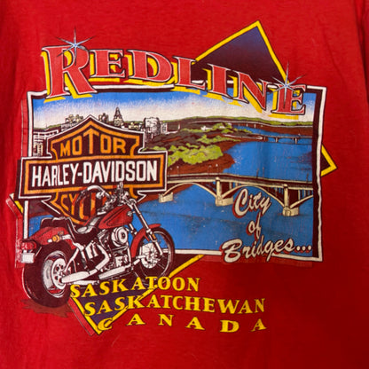1989 Harley Davidson Saskatoon Saskatchewan Long Sleeve Sz L (B2986)