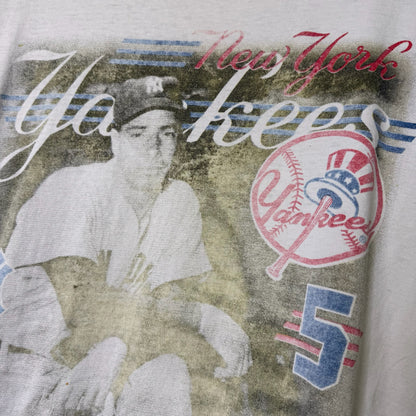 1999 New York Yankees MLB Joe Dimaggio T-shirt Sz XL (B1653)