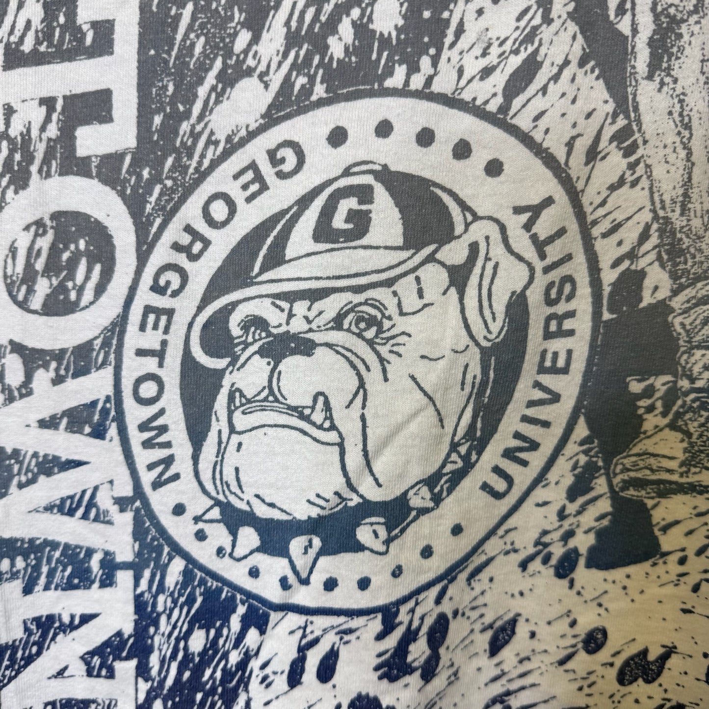 90's Georgetown Hoyas NCAA T-Shirt Sz L (B2167)