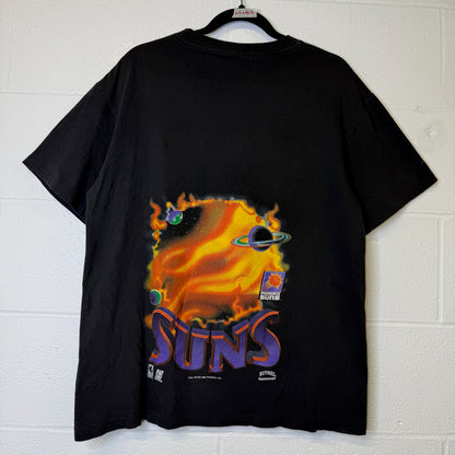 1993 Phoenix Suns NBA Nutmeg Breakthrough T-Shirt Sz XL (B2066)