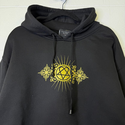 2006 HIM Heartagram Hoodie Sz L (B2038)