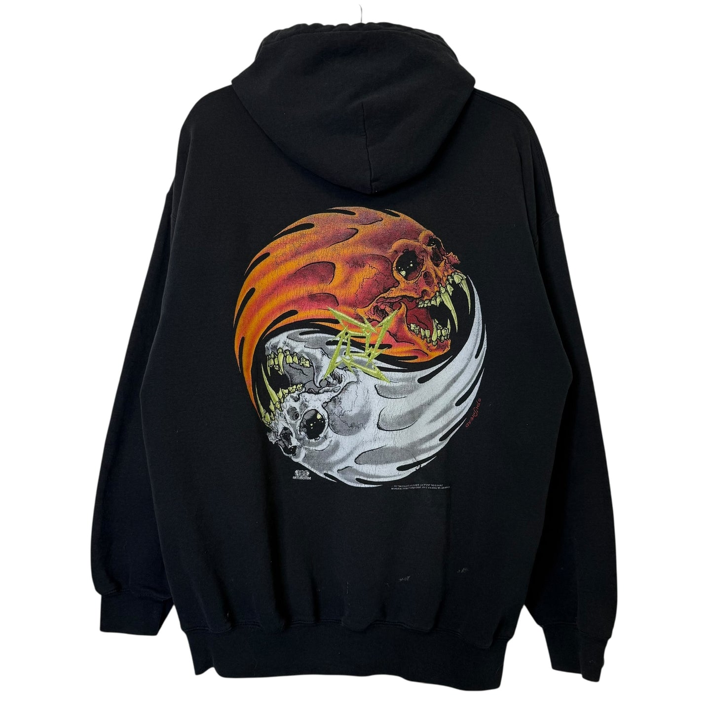 1994 Metallica Artimonde Band Hoodie Size L