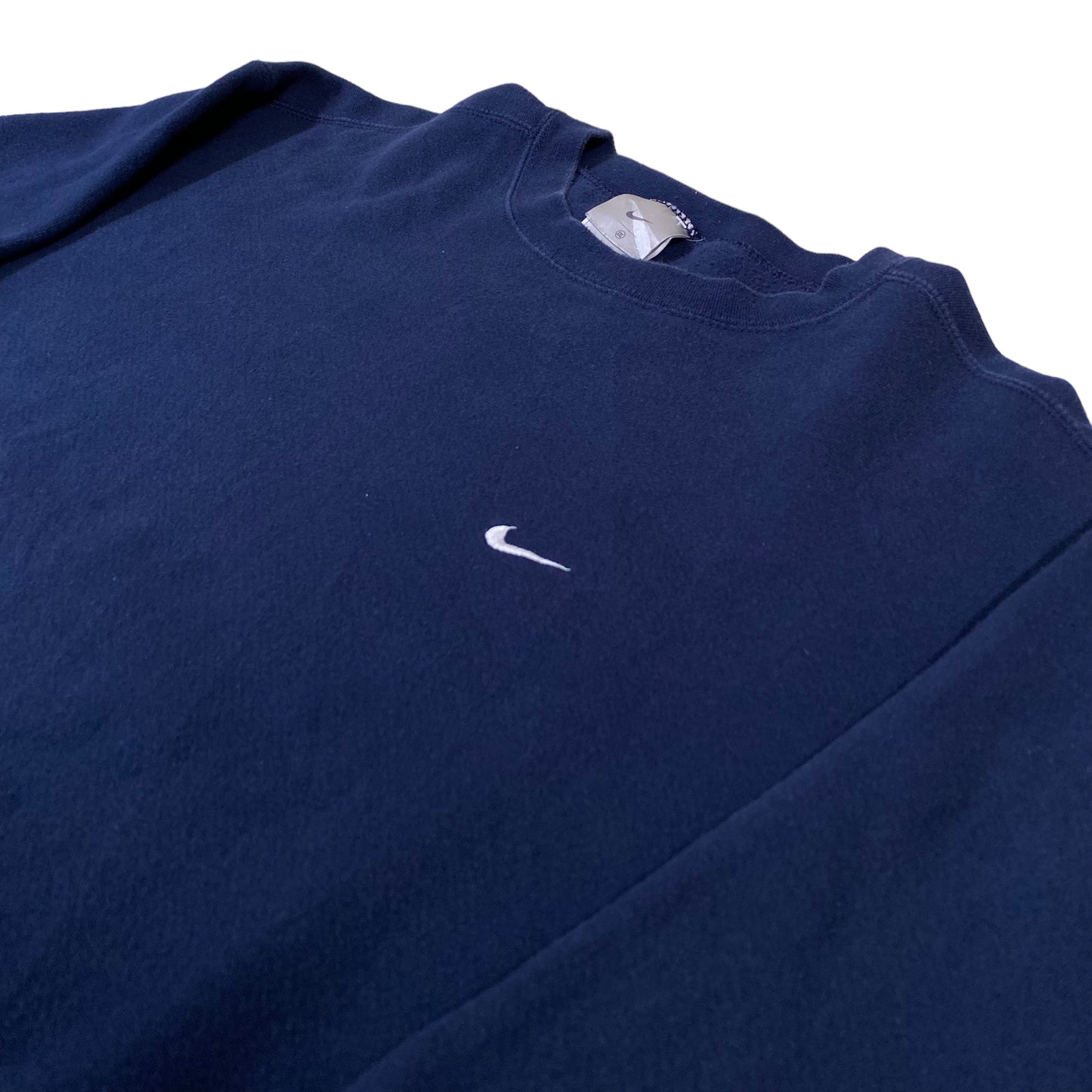 2000’s Nike Mini Swoosh Navy Crewneck Sz 2XL (A2281)