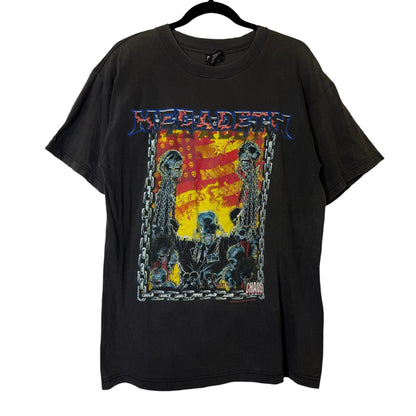 1998 Megadeth Chaos Comics Band T-Shirt Sz XL (B658)