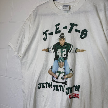 90s New York Jets NFL Superfan T-Shirt Sz XL (B2880)