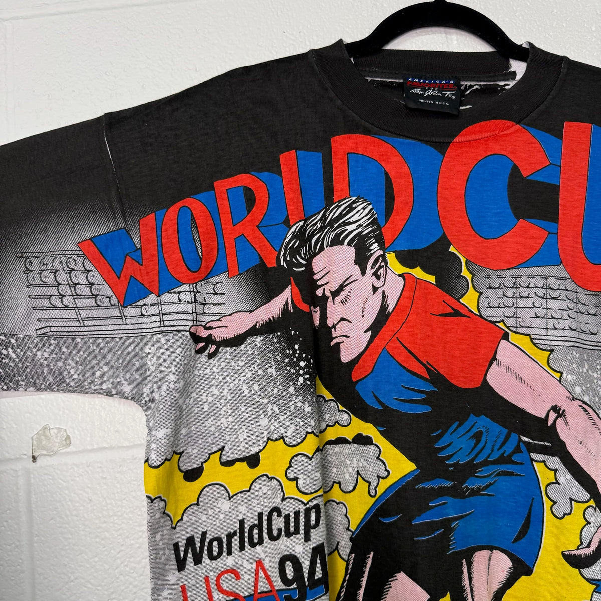 1994 World Cup Soccer AOP T-Shirt Sz XL