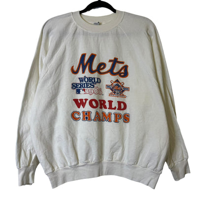 1986 New York Mets Crewneck Sz XL (B1928)