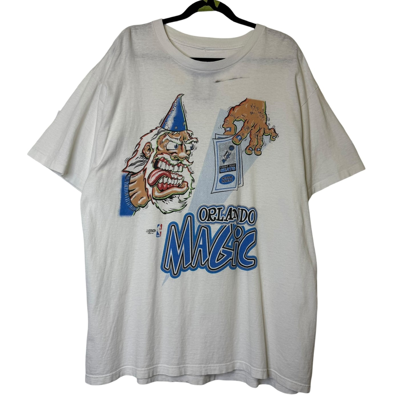 90's Orlando Magic Wizard NBA T-shirt Sz XL (B1711)