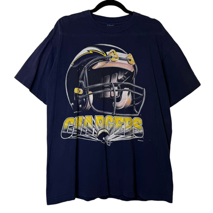 1996 Chargers T-shirt Sz L (B1034)