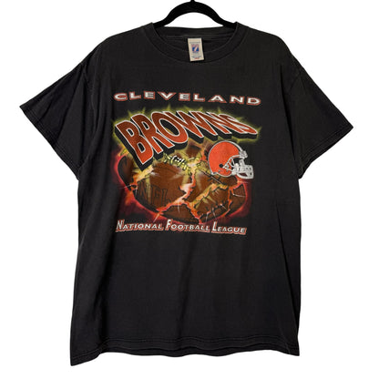 90's Cleveland Browns NFL T-shirt Sz L (B677)