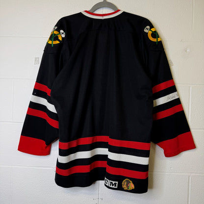 90s Chicago Blackhawks Hockey NHL Jersey CCM Sz M (B1983)