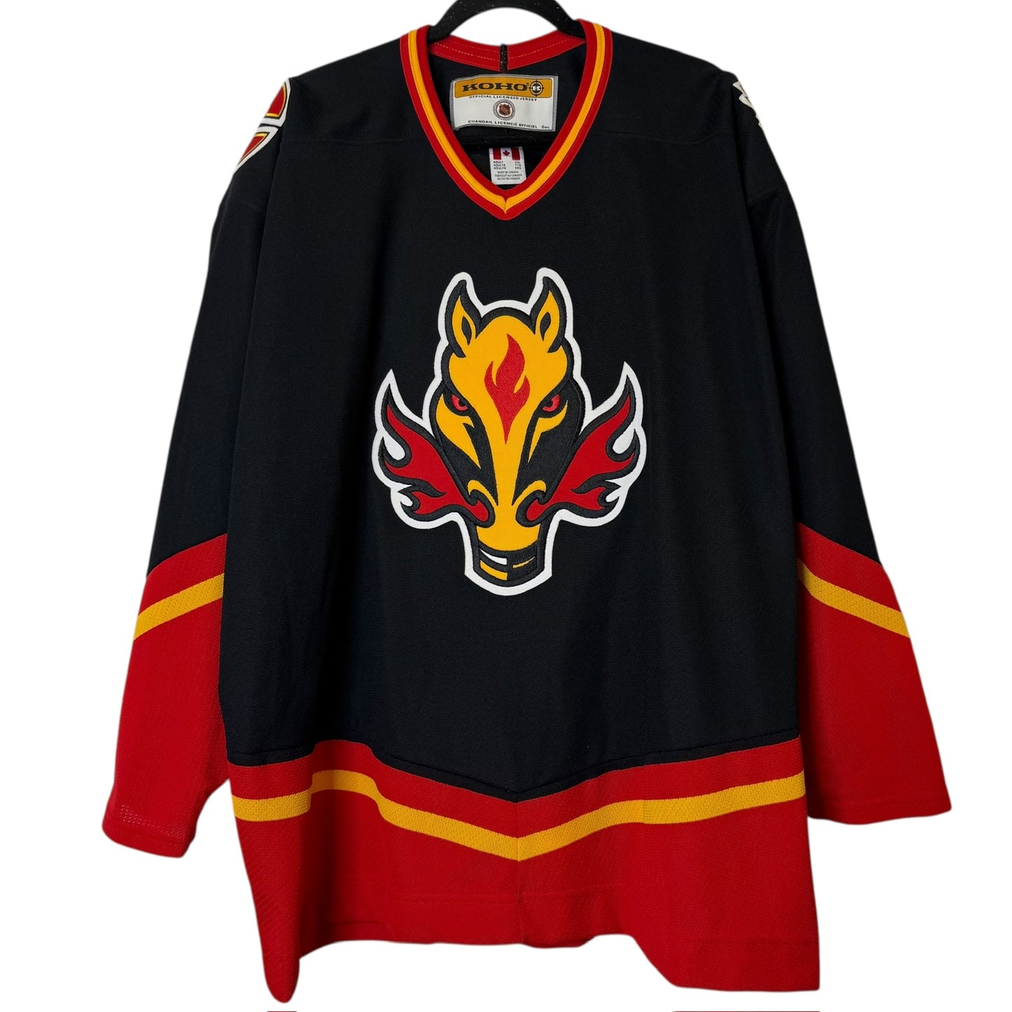 90s Calgary Flames Blasty NHL Jersey Sz 2XL