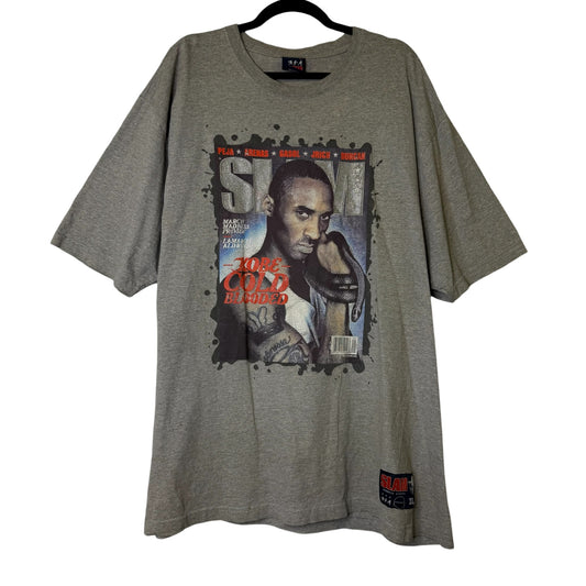 2000s Kobe Bryant Slam Basketball Magazine T-Shirt Sz XL (B649)