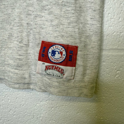 90s New York Yankees Nutmeg Breakthrough MLB T-Shirt Sz L (B2877)