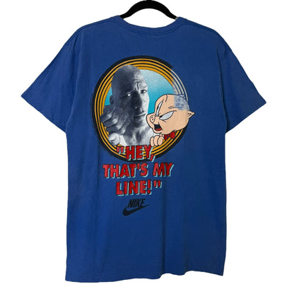 90s Michael Jordan Porky Pig NBA Nike T-Shirt Sz M