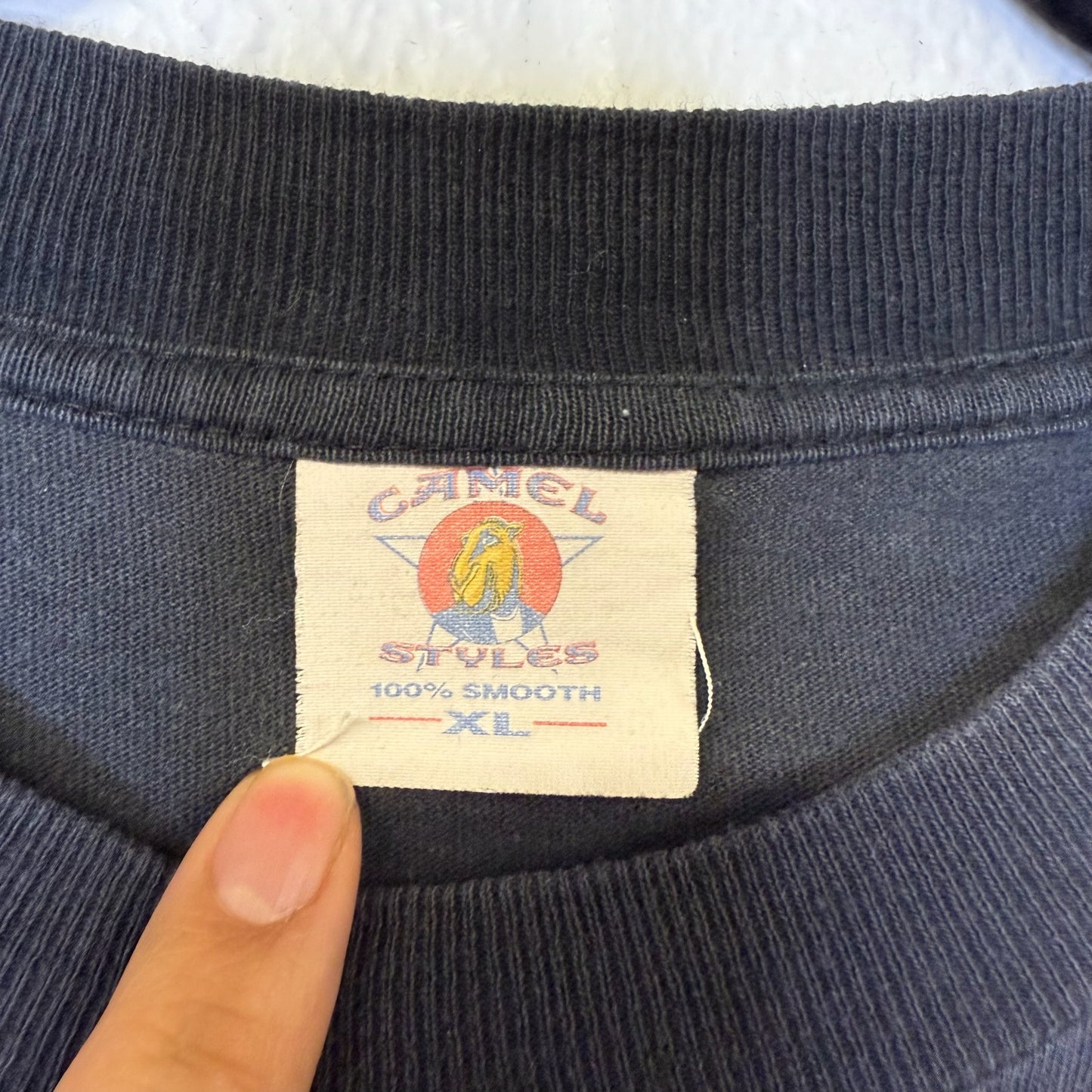 1993 Camel Cigarettes Alaska Dog Sled Long Sleeve T-shirt Sz XL (B1786)