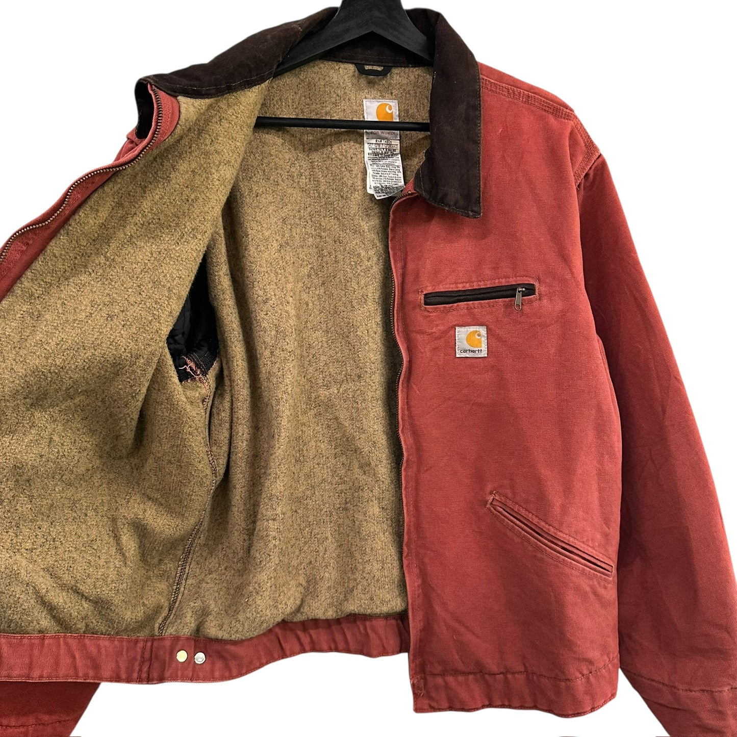 2007 Carhartt Detroit Jacket Salmon Pink Women's XL