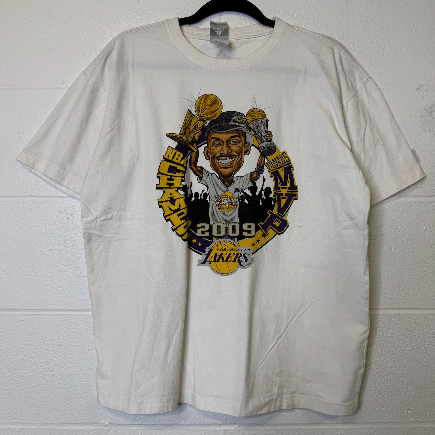 2009 Kobe Bryant LA Lakers NBA T-Shirt Sz L (B2180)