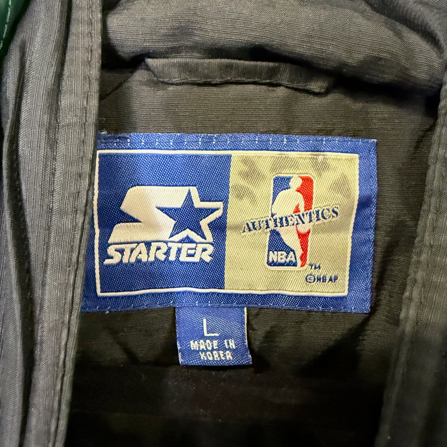 90’s Seattle Supersonics NBA Starter Jacket Sz L (B2489)