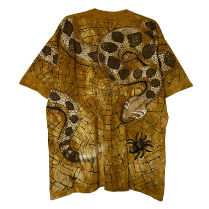 1995 Liquid Blue Snake AOP T-Shirt Sz L