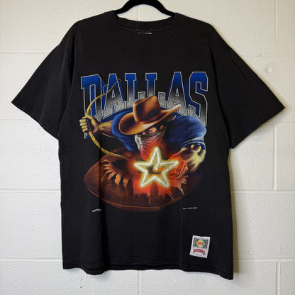 1994 Dallas Cowboys Nutmeg Breakthrough NFL T-shirt Sz L (B2410)