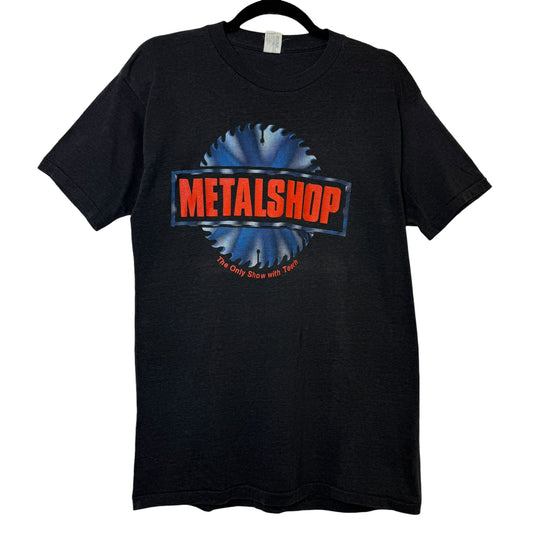 80's Metal Shop Radio Show T-Shirt Sz L (B378)