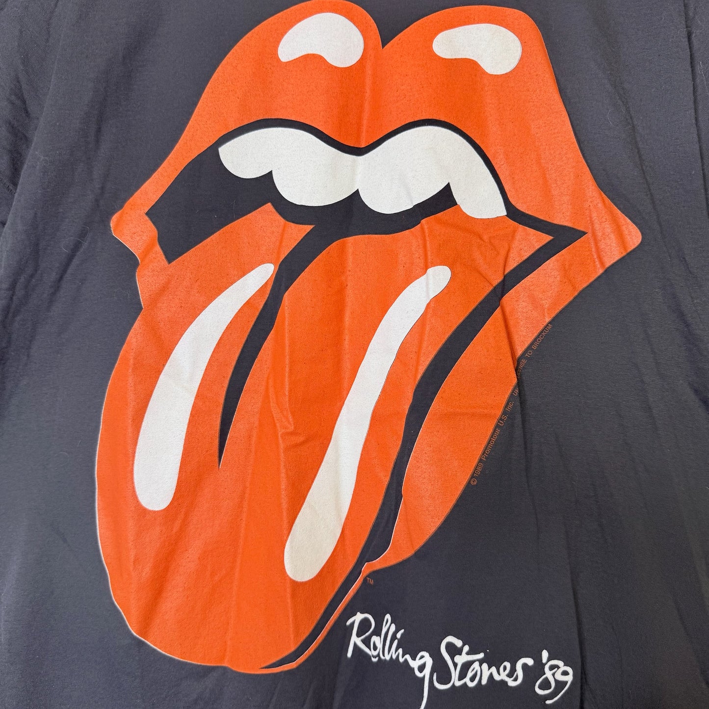 1989 Rolling Stones North American Tour T-Shirt Sz L ()