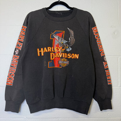 80's Harley Davidson Ottawa Crewneck Sz L (B1787)
