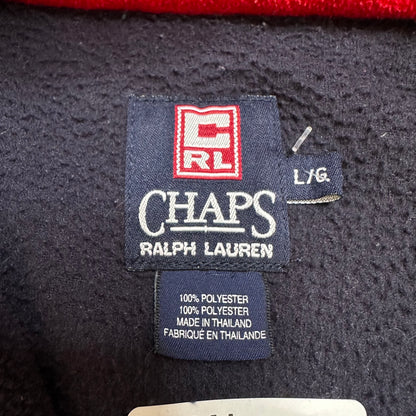 90's Chaps by Ralph Lauren Spellout 1/4 Zip Fleece (A3041)