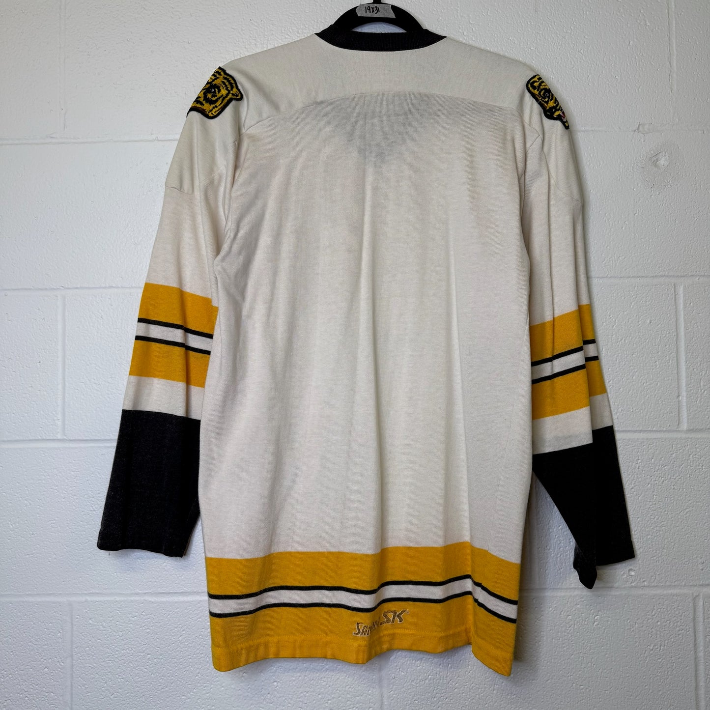 80s Boston Bruins Sandowknit Hockey NHL Jersey Sz M