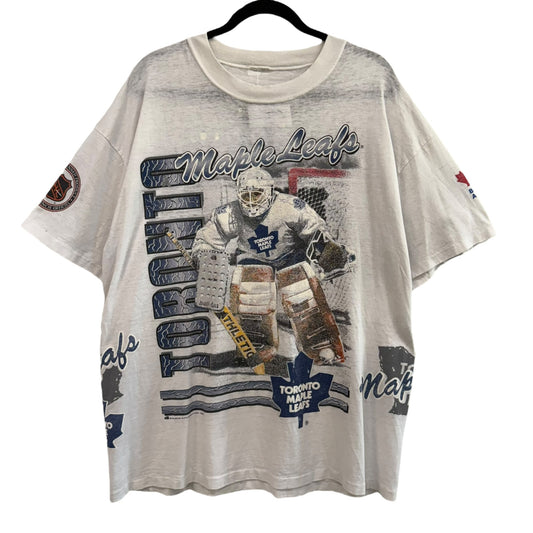 1994 Toronto Maple Leafs NHL Bulletin AOP T-Shirt Sz XL