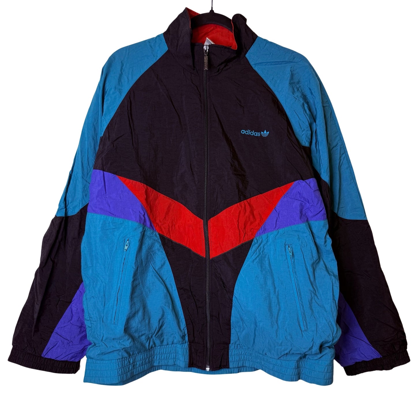 90s Adidas Colorblock Windbreaker Jacket (B2357)