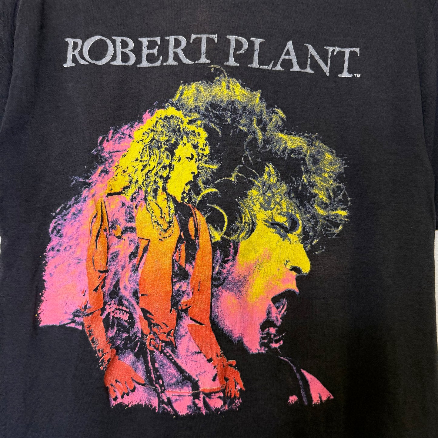 1990 Robert Plants Manic Nirvana T-Shirt Sz M (B2291)