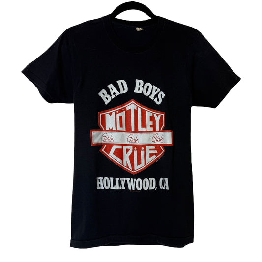 1987 Motley Crue Girls Girls Girls Hollywood Tour T-Shirt Sz M
