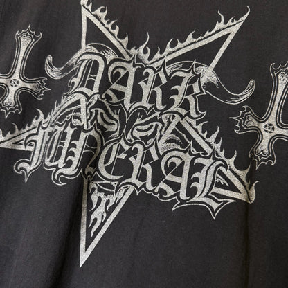 2000 Dark Funeral Teach Children to Worship Satan Long Sleeve Band T-Shirt Sz XL (B656)