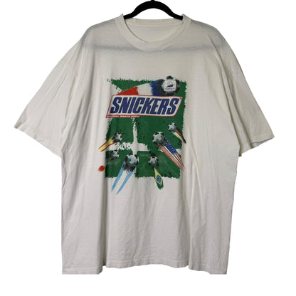 1998 FIFA World Cup Snickers Soccer T-Shirt Sz XL (B1631)