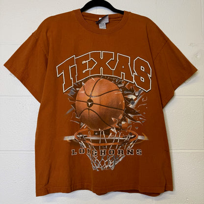 90's Texas Longhorns NCAA T-Shirt Sz L  (B2168)