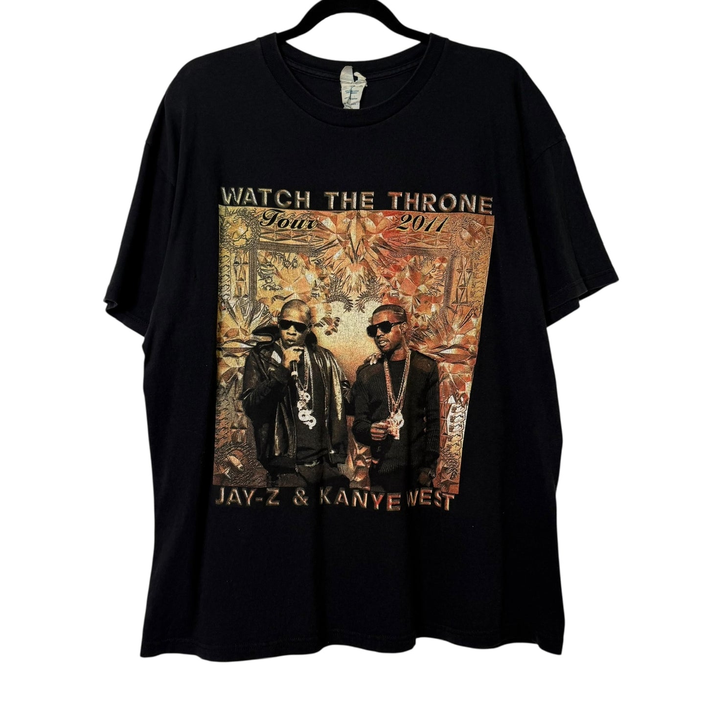 2011 Kanye West & Jay Z Watch The Throne T-Shirt Sz XL