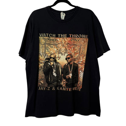 2011 Kanye West & Jay Z Watch The Throne T-Shirt Sz XL