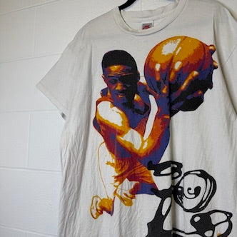 90s Alonzo Mourning Nike Basketball NBA T-shirt Sz 2XL (B2064)